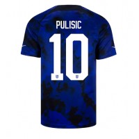 forente stater Christian Pulisic #10 Fotballklær Bortedrakt VM 2022 Kortermet